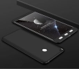 Xiaomi Mi Max 2 Kılıf 3 Parçalı 360 Tam Korumalı Rubber AYS Kapak  - Siyah