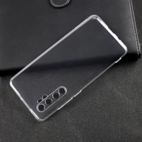 Xiaomi Mi Note 10 Lite Kılıf Kamera Lens Korumalı İnce Esnek Süper Silikon 0.3mm - Şeffaf