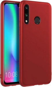Xiaomi Mi Play Kılıf İnce Mat Esnek Silikon - Kırmızı