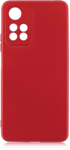 Xiaomi Redmi Note 11 Pro Plus Kılıf İnce Mat Esnek Silikon - Kırmızı